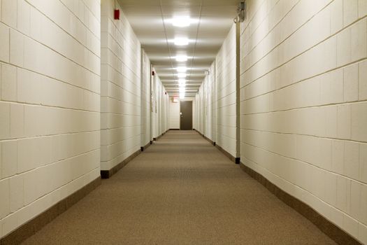 Modern Hallway in new building