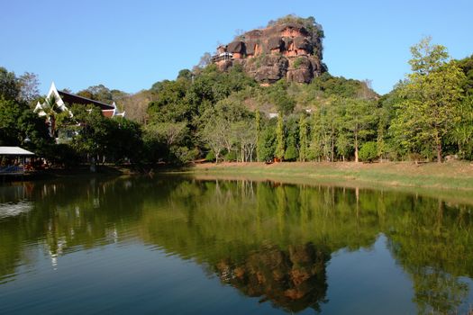 Mountain and reflection in the lake