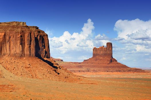 The unique landscape of Monument Valley, Utah, USA. 