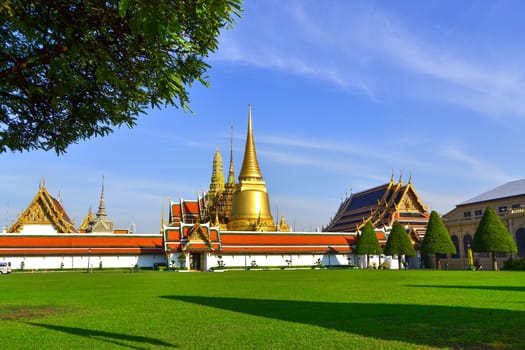 Wat pra keaw a famous place in thailand