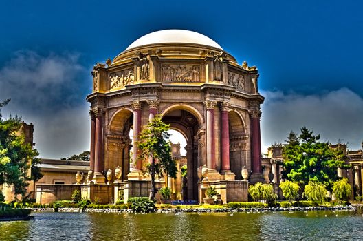 Palace of Fine Arts, San Francisco, California, HDR Processed Image