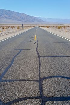 Desolated Road, Death Valley, California