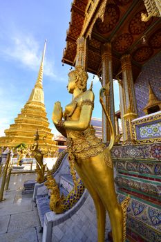 The Wat Phra Kaew or the Temple of the Emerald Buddha