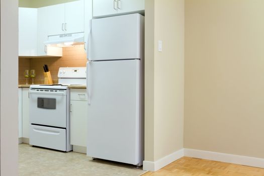 Modern kitchen interior in new home