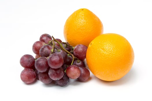 grape and oranges