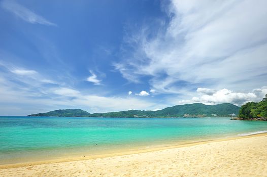 Beautiful beach landscape in Thailand
