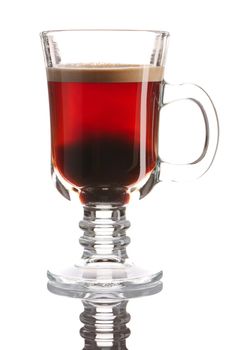 Hot drink isolated on white