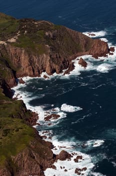 steep cliff of philip island in australia