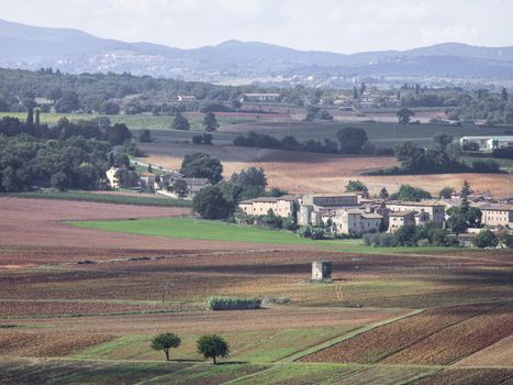 beautiful landscape in tuscany