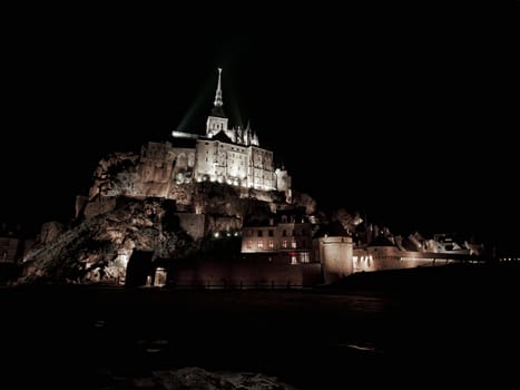 Mont St Michel at Night