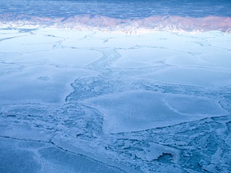 reflection in salt flats