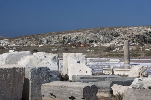 view in delos greece