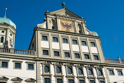 The Townhall (Rathaus) of Augsburg in Bavaria, Germany, Europe.