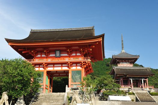 Kiyomizu Temple in Kyoto, Japan