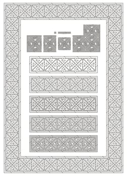 ornament, knot, stonemason, carving, fretwork, engrave, border