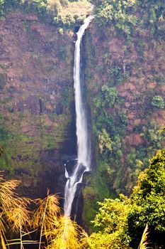 tad fan, high waterfalls in champasak, southern laos