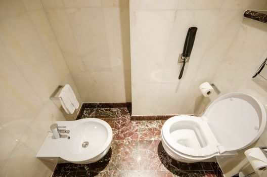 Design of bathroom interior