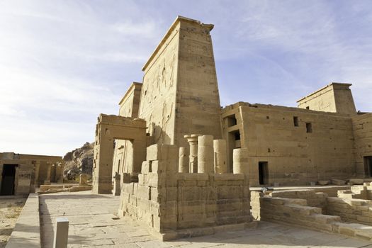 philae temple of isis, aswan, egypt