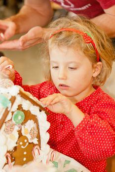 Gingerbread dough is used to build gingerbread houses similar to the "witch's house" encountered by Hansel and Gretel.