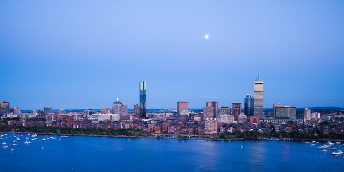 Boston's Back Bay and Cambridge on the Charles River