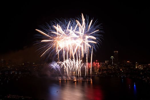 The 4th of July celebration in Boston, Massachusetts