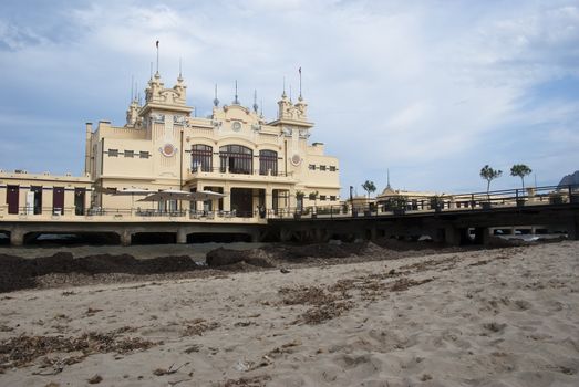 Charleston of Mondello on the beach. Palermo. Sicily- Italy