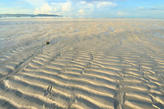 Low tide at Boracay beach, Philippines