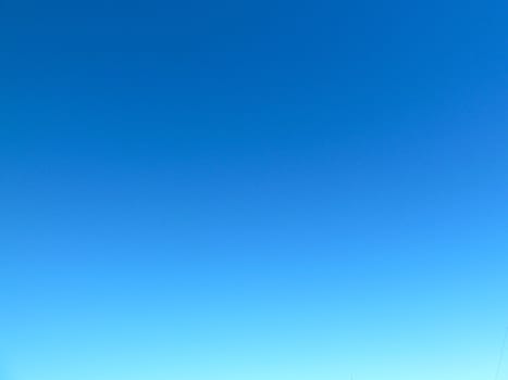 perfect bright blue sky as a background