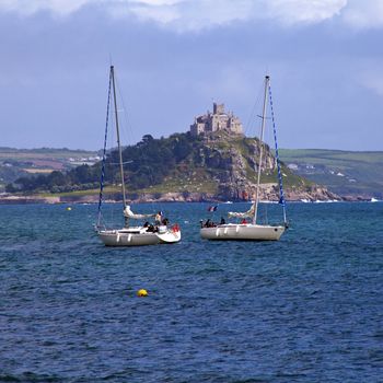 A view of the magnificent St. Michael's Mount in Cornwall.