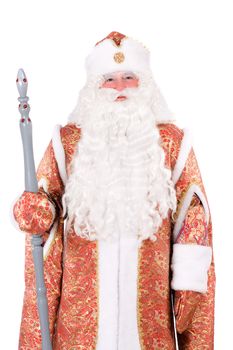 Portrait of a Russian Christmas character Ded Moroz (Father Frost)
