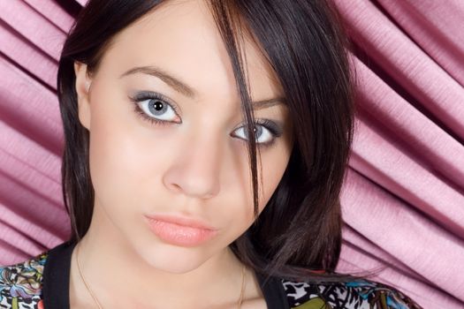 Portrait of the sexy lovely young woman