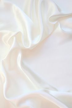 Smooth elegant white silk can use as background 
