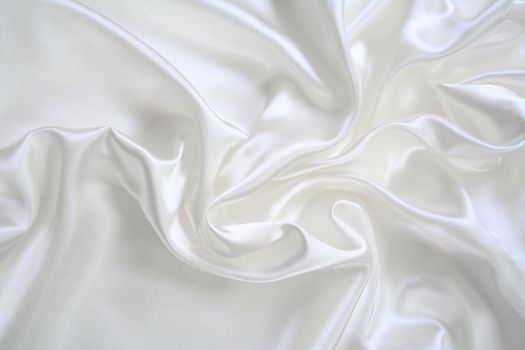 Smooth elegant white silk can use as background