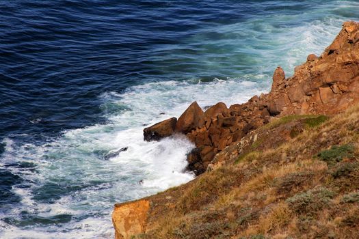 Coastline at Point Reyes National Seashore, California. 