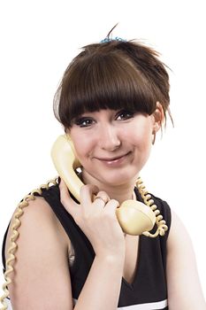 The mad housewife with phone. funny picture 3