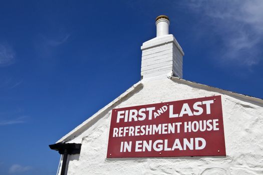 The First and Last Refreshment House in England - located at Land's End in Cornwall.  