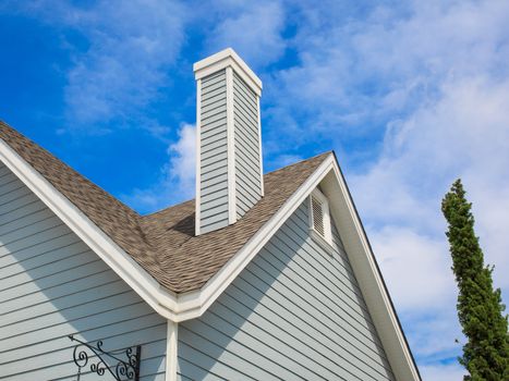 roof with chimney