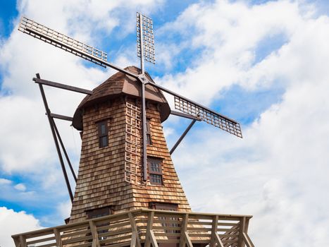 wooden windmills