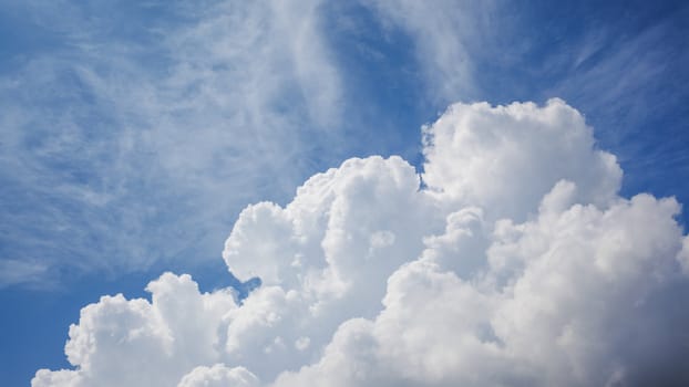 Blue sky and cloud background