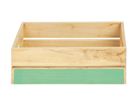 empty wooden crate