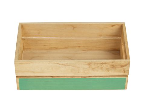 empty wooden crate
