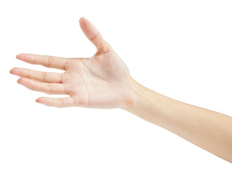 Open hands. Holding, giving, showing concept