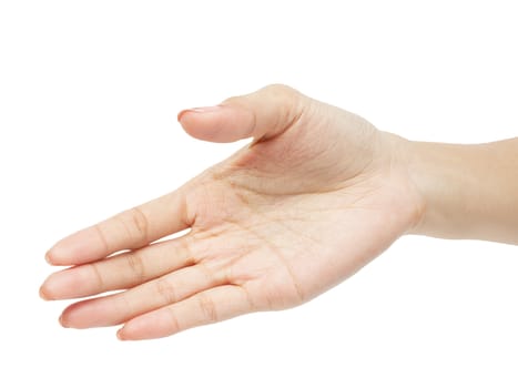 Open hands. Holding, giving, showing concept