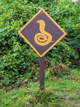 Snake Warning Sign