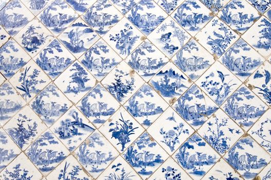Traditional Chinese ceramic tiles