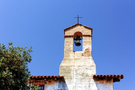 Mission Bell and Steeple at Mission San Juan Capistrano