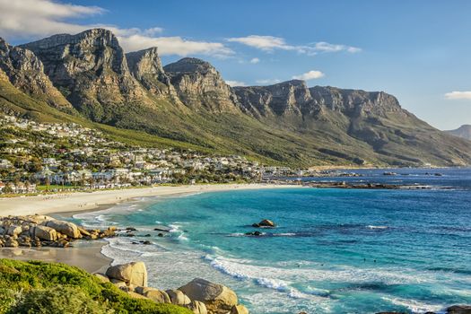 The beautiful city of Cape Town, with its gorgeous mountains white sand beaches and clear blue water