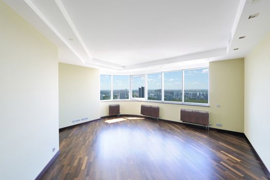 Empty new living room interior 