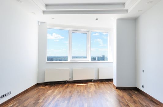 Empty new bedroom room interior 