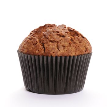 Muffin isolated on white background